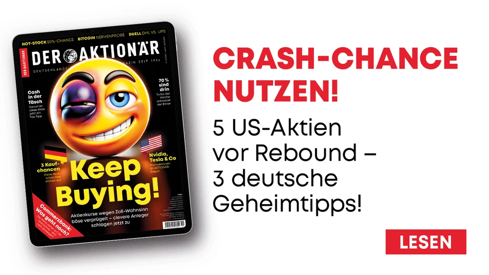 Cover DER AKTIONÄR mit Emoji mit blauem Auge