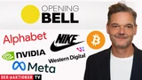 Bitcoin: Opening Bell: Bitcoin, Micron Technology, Nvidia, Alphabet, Meta, Western Digital, Nike