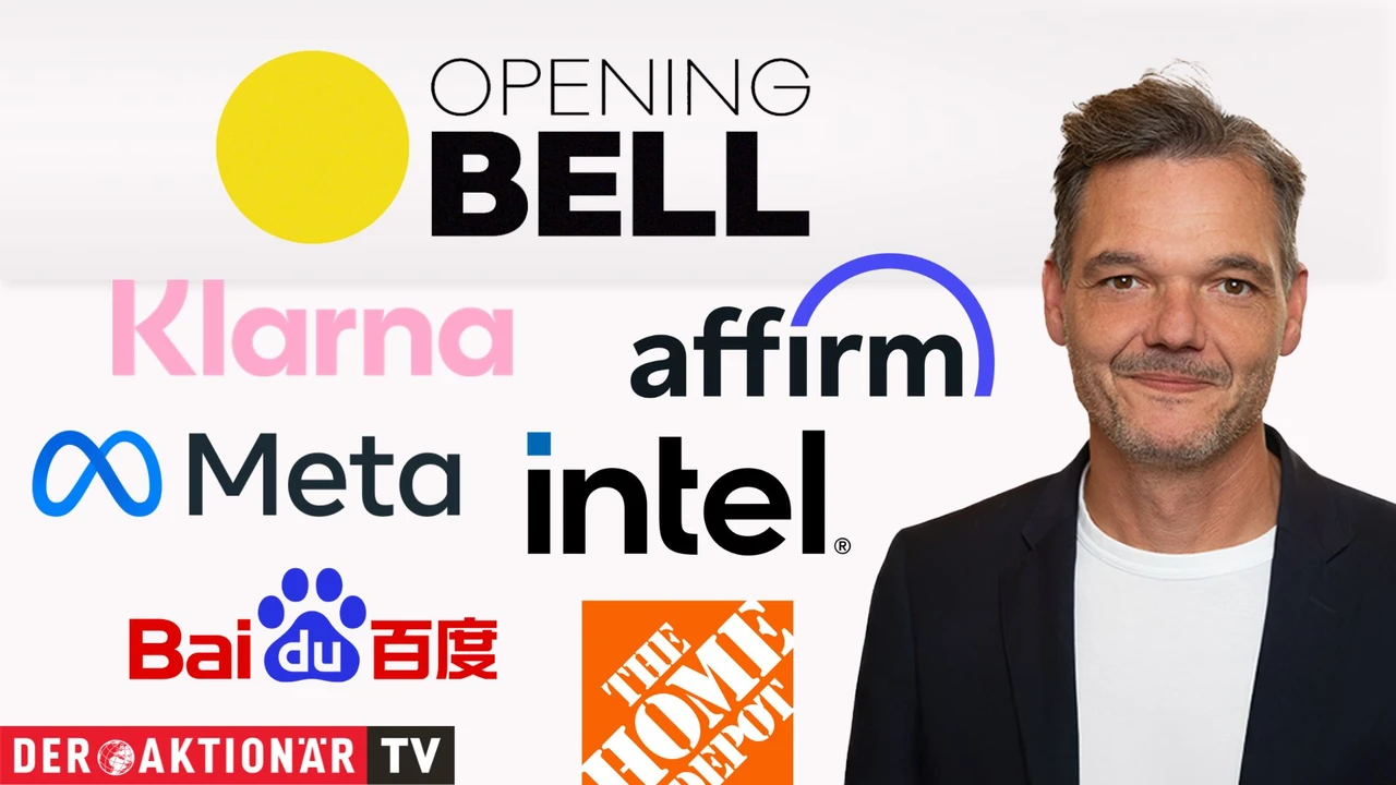 Opening Bell: US‑Renditen bremsen Wall Street; WTI, Öl, Intel, Home Depot, Klarna, Affirm Holdings, Firstcash Holdings, Baidu im Fokus