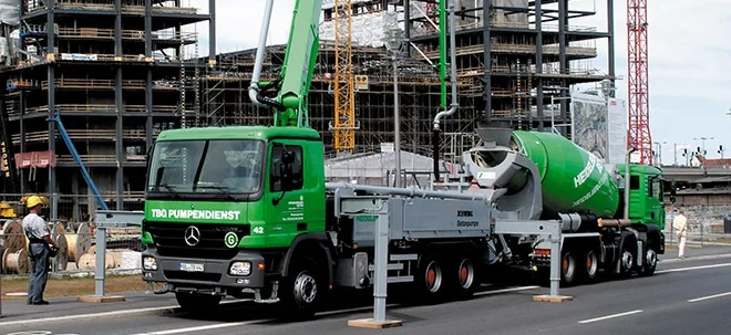 HeidelbergCement&#8209;Aktie: Baustoffkonzern erwartet "ordentliche Delle" beim Gewinn (Foto: Börsenmedien AG)