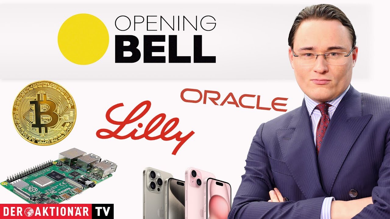 Opening Bell: Schlechte Stimmung vor Super-Mittwoch! Bitcoin, Apple, Raspberry Pi, Eli Lilly, Oracle im Fokus