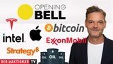 DJ Industrial Average: Opening Bell: Wall Street startet behauptet; Bitcoin, Öl, ExxonMobil, Strategy, Apple, Marvell Technology, Intel, Tesla im Fokus