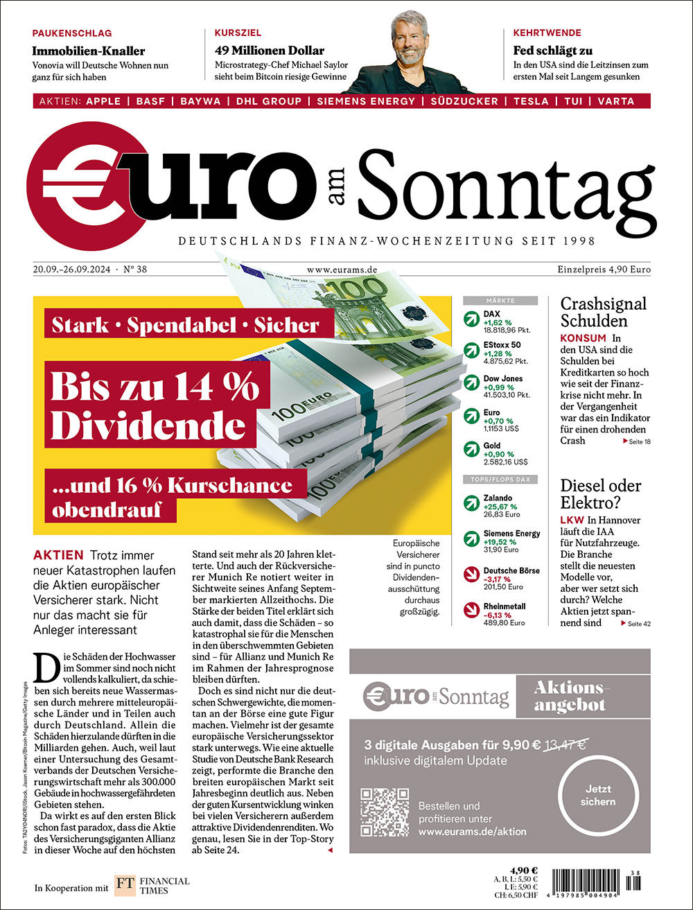 €uro am Sonntag Ausgabe 38/2024