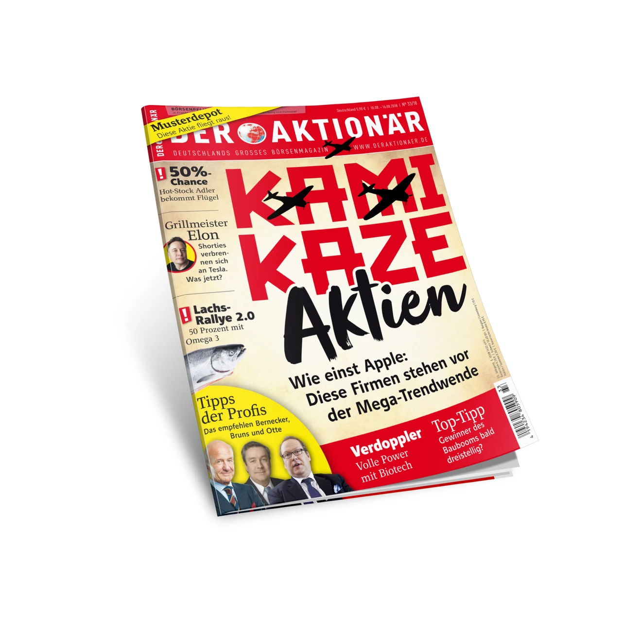 Neue Ausgabe: Kamikaze Aktien – Wie einst Apple: Diese Firmen stehen vor der Mega-Trendwende