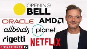 Opening Bell: Wall Street zum Wochenabschluss fest; Netflix, AMD, Oracle, Planet Labs, Allbirds, Iridium Communications im Fokus 