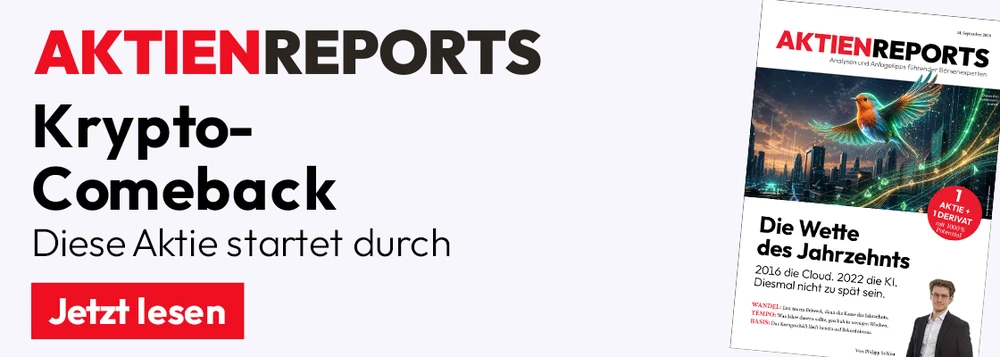 Aktienreport Krypto-Wette