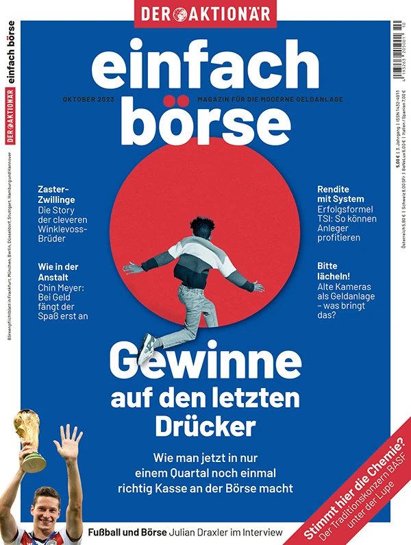 Auf welche 5 Einzelaktien aus DAX, Dow Jones und Co Sie hierbei setzen können, erfahren Sie in der neuen Ausgabe von einfach börse.