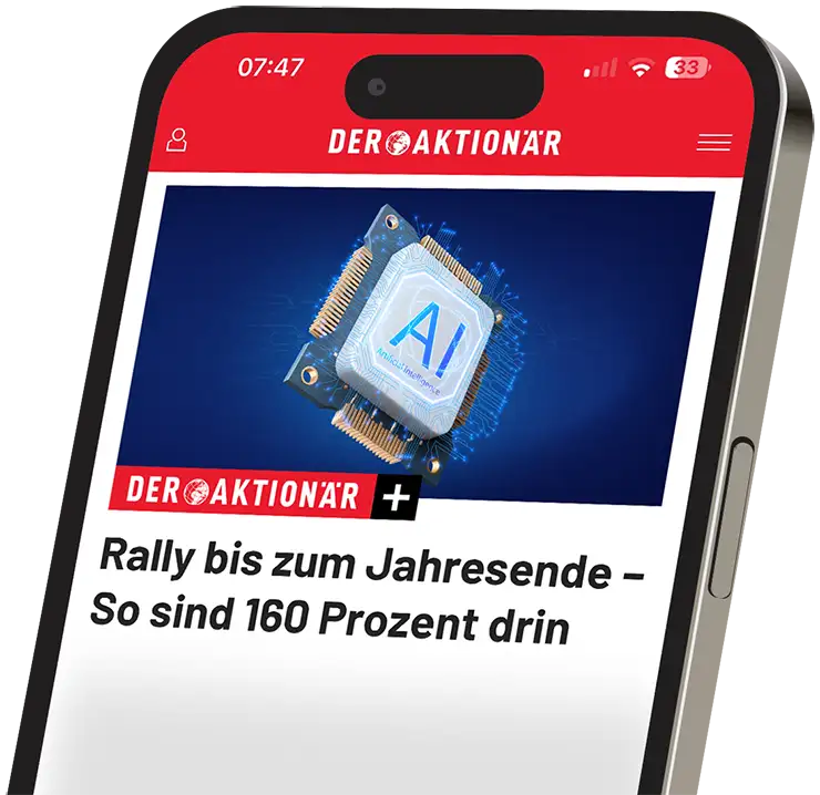 DER AKTIONÄR+ auf Smartphone