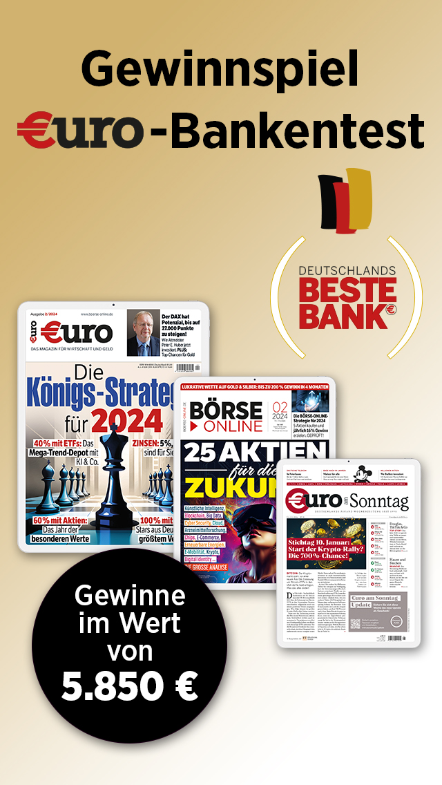 Gewinnspiel zum €uro-Bankentest 2024