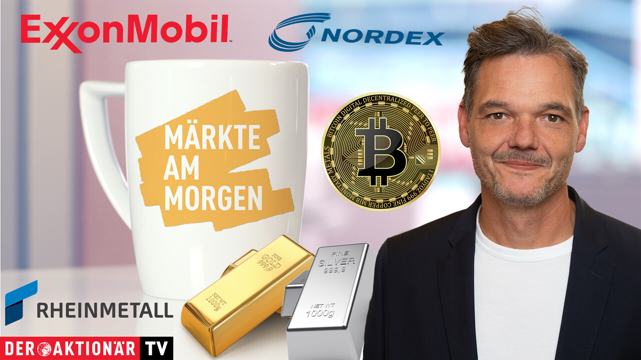 Märkte am Morgen: DAX nimmt 18.000 Punkte ins Visier; Gold, Silber, Bitcoin, Harmony Gold, Apple, Xiaomi, Samsung, ExxonMobil, Sartorius, Rheinmetall, Nordex, Redcare Pharmacy im Fokus