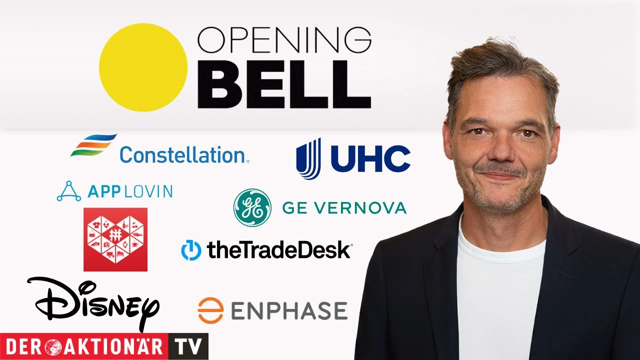 Opening Bell: Trump wettert gegen China; Wall Street startet im Minus; Nvidia, Disney, UnitedHealth, Constellation Energy, Enphase, App Lovin, PDD im Fokus