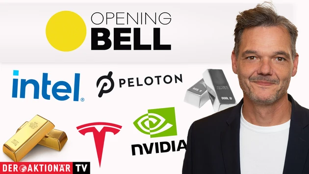 Opening Bell: Powell‑Rede um 16 Uhr; Börsen in Lauerstellung; Gold, Tesla, Peloton, Intel im Fokus