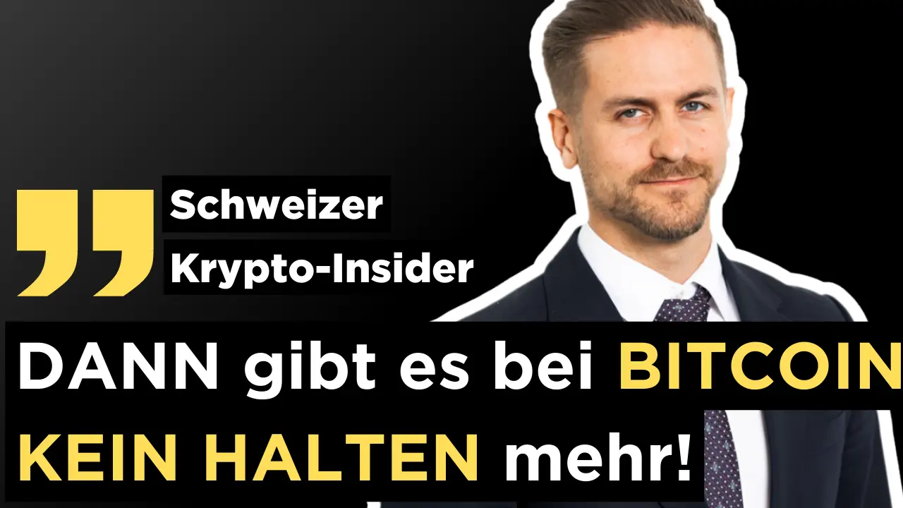 "Die Bitcoin&#8209;Rallye könnte viel früher kommen als gedacht", verrät Schweizer Krypto&#8209;Insider (Foto: )