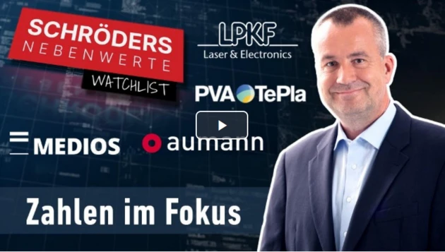 Schröders Nebenwerte‑Watchlist: SFC Energy, Aumann, PVA Tepla, Medios – Zahlen im Fokus 