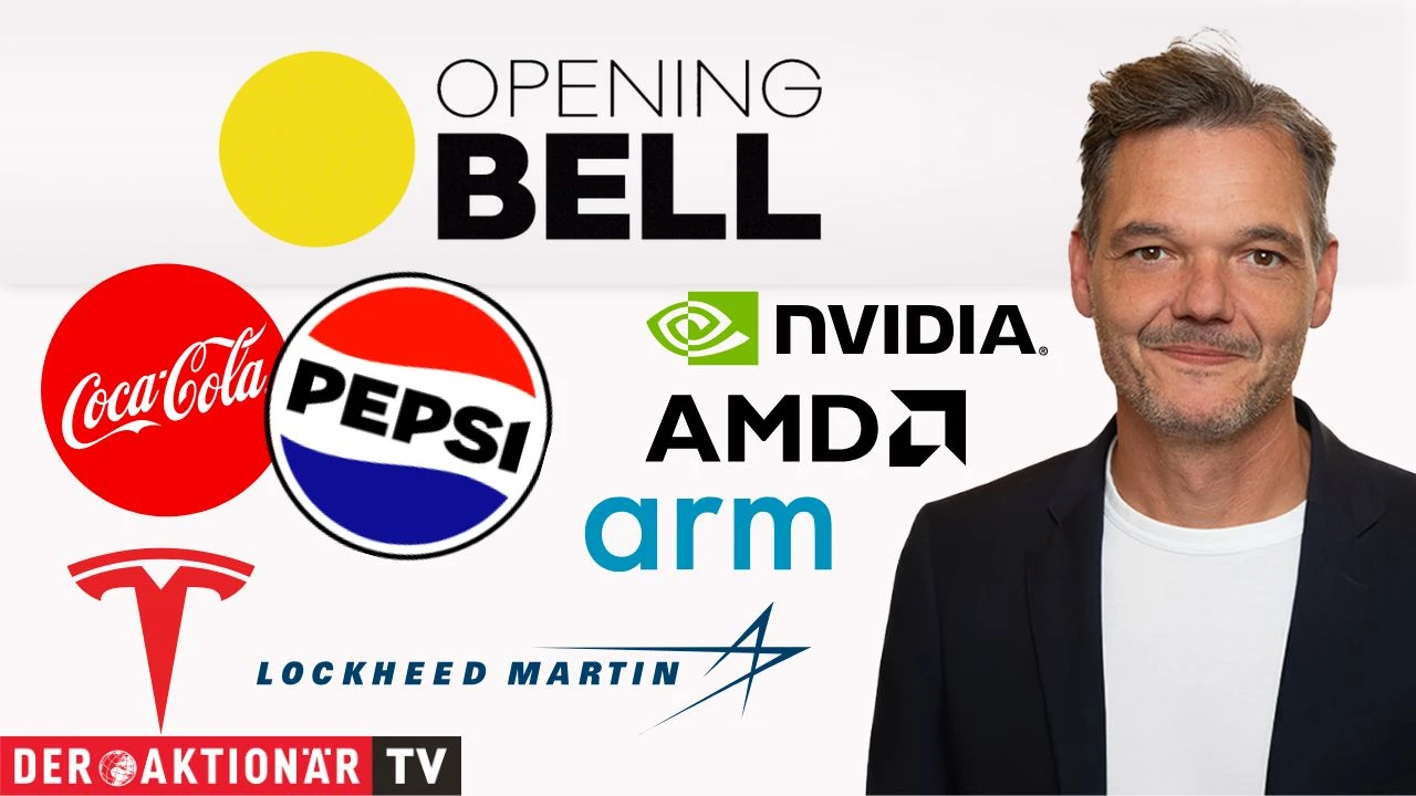 Opening Bell: Wall Street auf Richtungssuche; Nasdaq 100, Nvidia, Arm Holdings, AMD, Coca-Cola, Lockheed Martin, Tesla im Fokus 