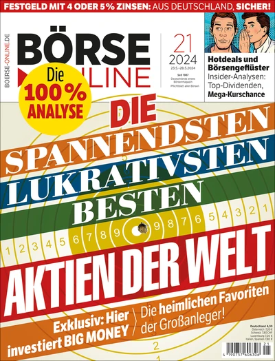 Die aktuelle Ausgabe von Börse Online: BÖRSE ONLINE 21/24