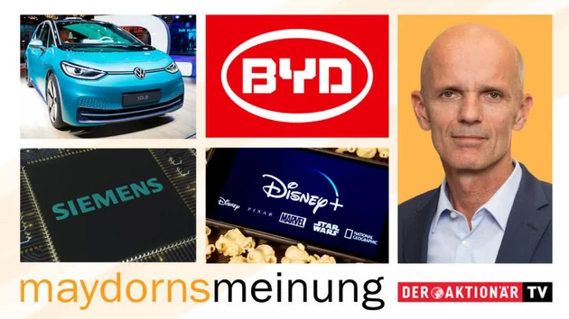 Maydorns Meinung: Valneva, BioNTech, Varta, Samsung SDI, SGL Carbon, Siemens, Disney, Tesla, BYD, Volkswagen