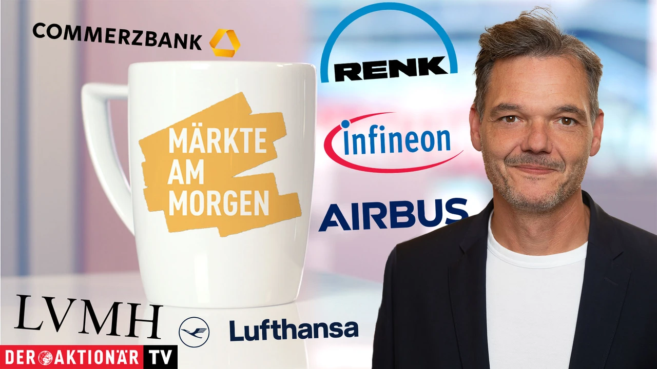 Märkte am Morgen: DAX startet Nahe Rekordhoch; Nikkei, Deutsche Lufthansa, Renk, Airbus, Totalenergies, LVMH, Commerzbank, ASML im Fokus