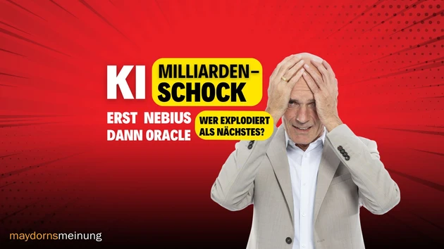 maydornsmeinung: S&P 500, Oracle, Nebius Group, Iris Energy, Applied Digital, Innodata, Credo Technology, Baidu, Apple, Robinhood, Nutanix