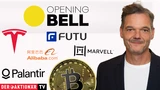 Infront DowJones: Opening Bell: Handelssorgen belasten Wall Street; Bitcoin, Marvell Technology, Tesla, Palantir, Alibaba, General Motors, Futu Holdings, First Cash im Fokus