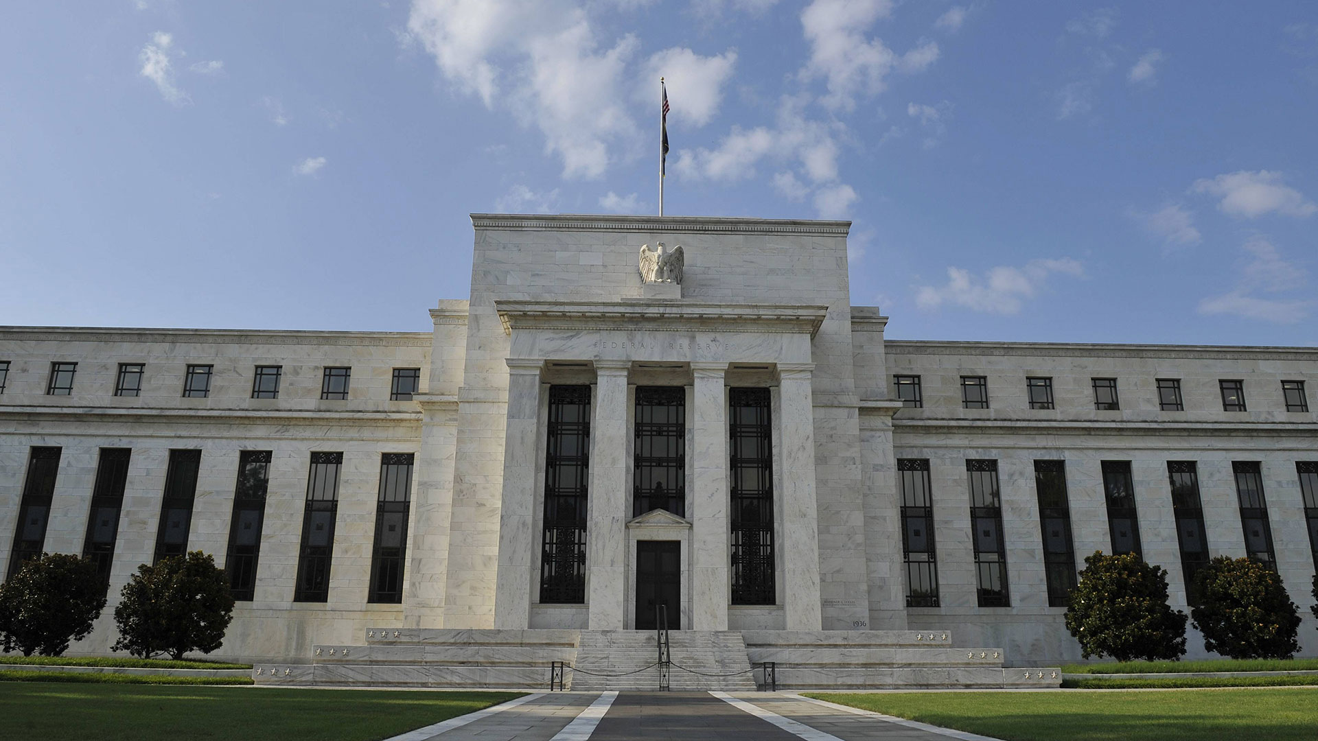 Schaltet die Fed bald einen Gang runter? Vonovia & Co. profitieren (Foto: Xinhua/IMAGO)