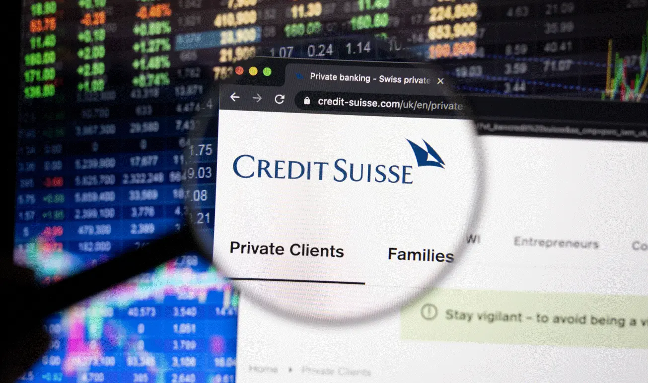 Credit Suisse: CS&#8209;Aktie minus 28 Prozent – Großaktionär kann nicht helfen – auch Frankreich&#8209;Banken taumeln abwärts (Foto: Shutterstock)