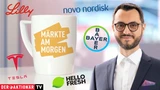 Bayer: Märkte am Morgen: DAX leicht schwächer erwartet ‑ Bayer, Eli Lilly, Novo Nordisk, Volkswagen, Tesla, Nissan, DHL Group, HelloFresh