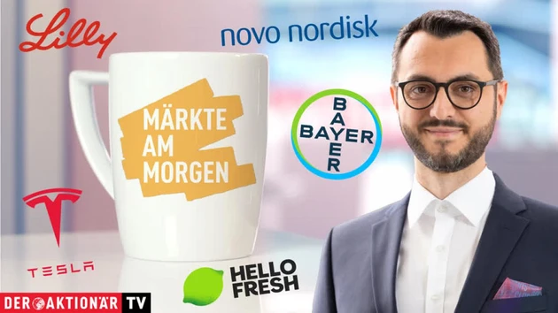 Märkte am Morgen: DAX leicht schwächer erwartet ‑ Bayer, Eli Lilly, Novo Nordisk, Volkswagen, Tesla, Nissan, DHL Group, HelloFresh