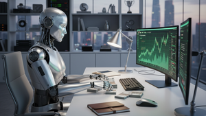 Infineon und Nvidia: Erst KI‑Kooperation, jetzt humanoide Roboter   / Foto: BÖRSE ONLINE/Gemini 2.5 (KI-generiert)