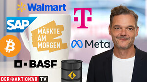 Märkte am Morgen: DAX startet stabil in ereignisreiche Woche; Öl, Bitcoin, Meta, Walmart, Deutsche Telekom, SAP, Vonovia,   