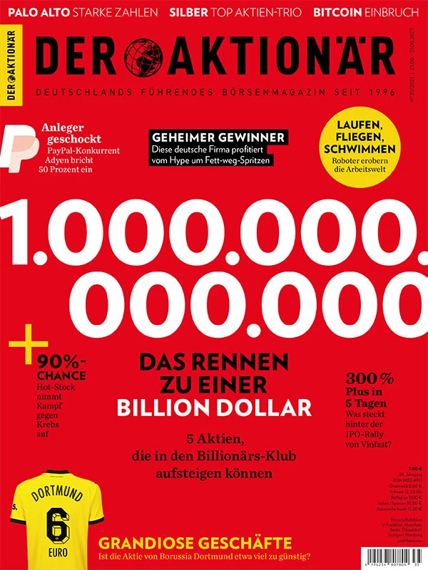 DER AKTIONÄR hat in der neuen Ausgabe all jene Unternehmen herausgefiltert, die das Zeug dazu haben, ebenfalls in den Giganten-Olymp aufzusteigen.