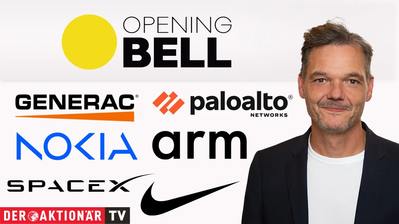 Opening Bell: Wall Street nach Vortagesverlusten deutlich erholt; Nike, Generac, Arm Holdings, SpaceX, Palo Alto Networks im Fokus