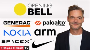 Opening Bell: Wall Street nach Vortagesverlusten deutlich erholt; Nike, Generac, Arm Holdings, SpaceX, Palo Alto Networks im Fokus 