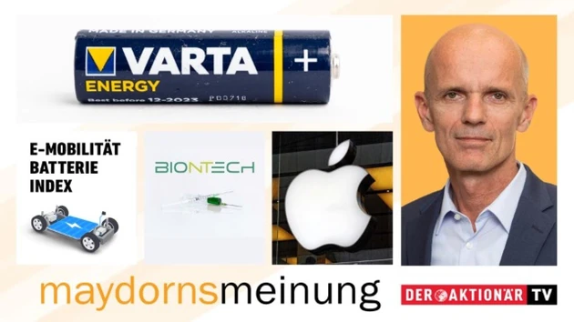 Maydorns Meinung: BYD, Tesla, Varta, Samsung SDI, Livent, E‑Mobilität Batterie Index, Apple, Secunet, BioNTech