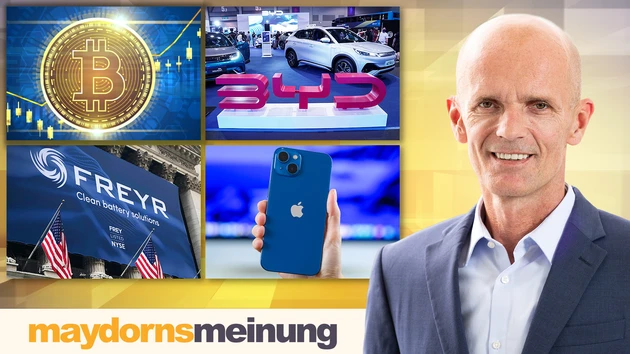 maydornsmeinung: BYD, Bitcoin, Tesla, Netflix, Nvidia, Apple, JinkoSolar, Freyr Battery, Standard Lithium, Li‑FT Power, Nordex