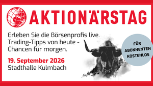 AKTIONÄRSTAG 2026: Jetzt Börsenprofis live erleben!