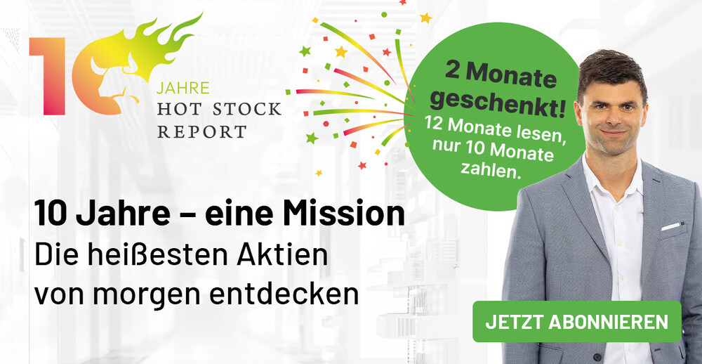 HSR Werbeartikelbanner 10 Jahre