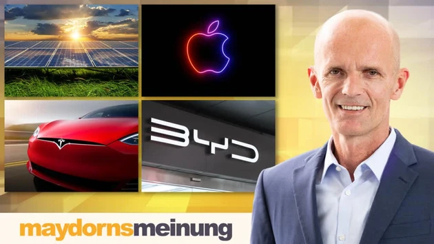maydornsmeinung: SolarEdge, SMA Solar, Tesla, BYD, NIO, Xpeng, Volkswagen, Apple, Amazon