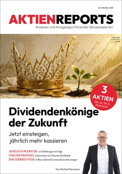 Dividendenkönige der Zukunft: Jetzt einsteigen, jährlich mehr kassieren
