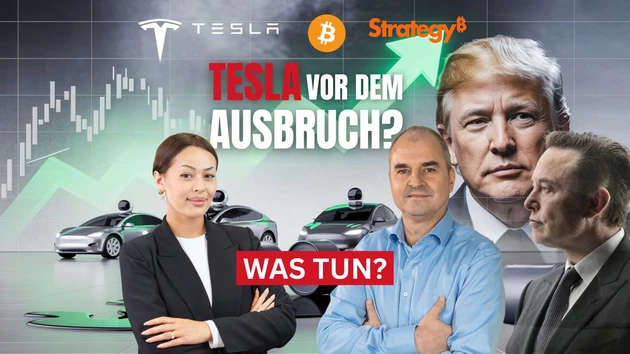 Kriegsende nach 12 Tagen? Friedensrallye voraus! Tesla, Bitcoin, Öl, Gold, Strategy im Check