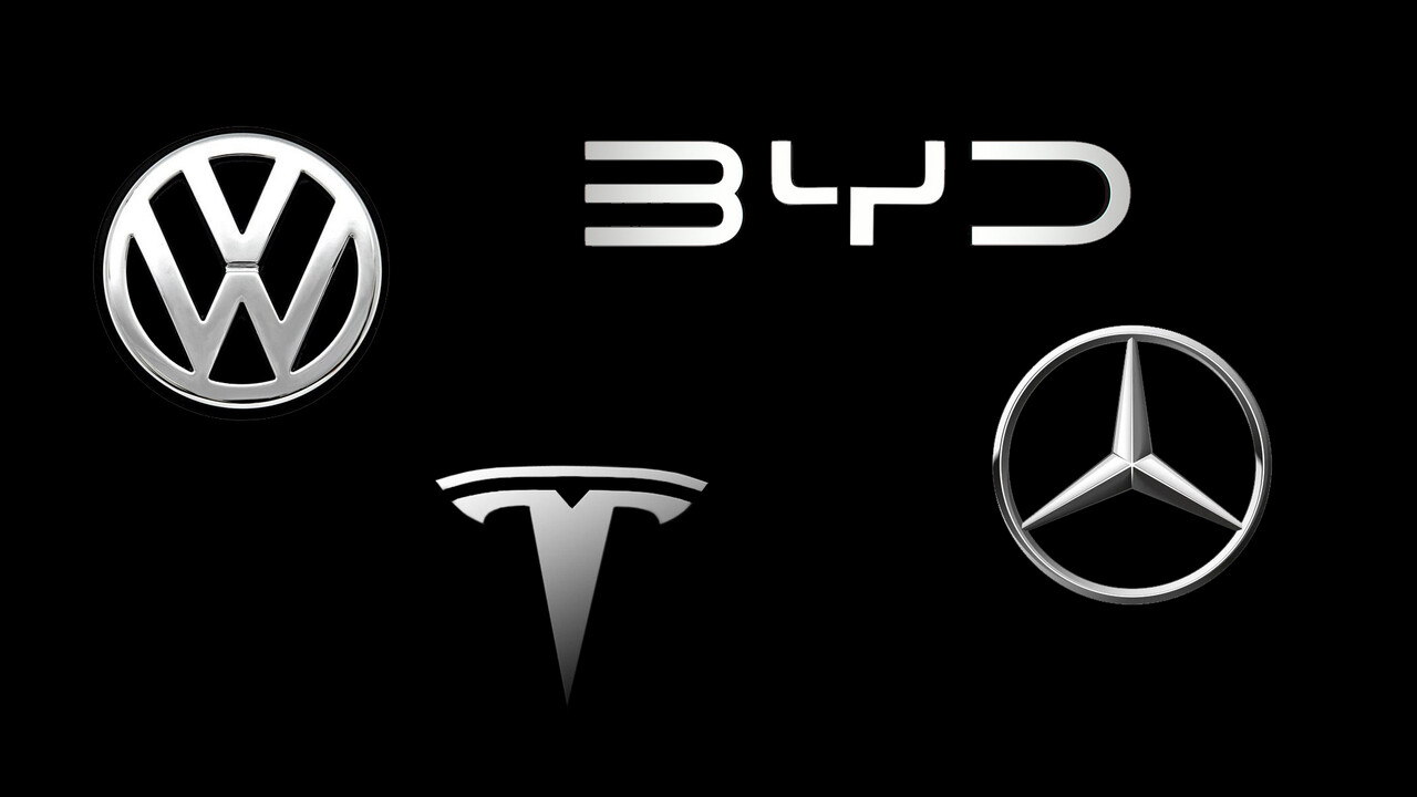 Studie: Mercedes-Benz und BMW stark, VW rutscht ab – Tesla und BYD haben die Nase vorn