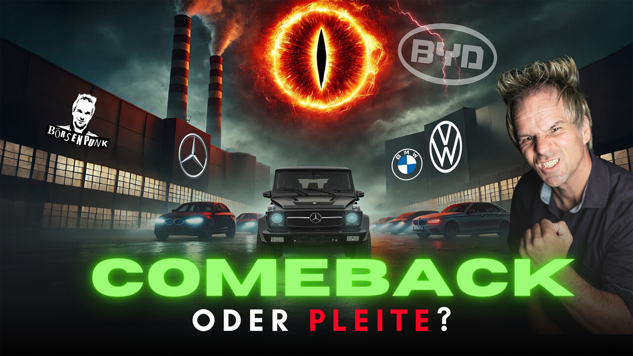 Börsenpunk: BYD: Sargnagel für Mercedes, BMW und VW? Oder stehen die deutschen Hersteller vor einem Monster-Comeback? Porsche Holding, McDonald’s, Daimler Truck und Puma im Check