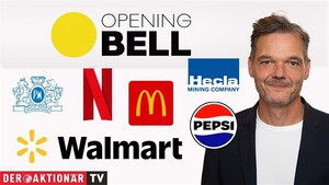 Opening Bell: Wall Street startet mit Verlusten; Netflix, PepsiCo, Philip Morris, Norwegian Cruise, McDonald's, Walmart im Fokus 