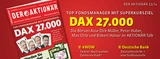 Deutsche Bank: Top‑Fondsmanager mit Superkursziel: DAX 27.000 – AKTIONÄR‑Roundtable mit Max Otte, Robert Halver, Dirk Müller und Peter Huber +++ Außerdem: Deutsche Bank, was nun?