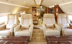 Blick ins Oberdeck vom "Palast der Lüfte" der katarischen Königsfamilie.