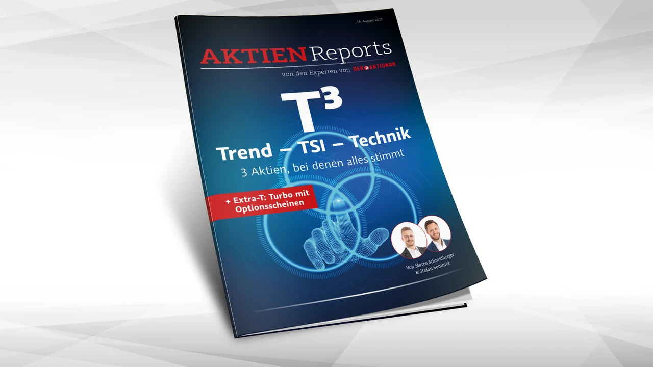 T³: Trend – TSI – Technik, 3 Aktien, bei denen alles stimmt