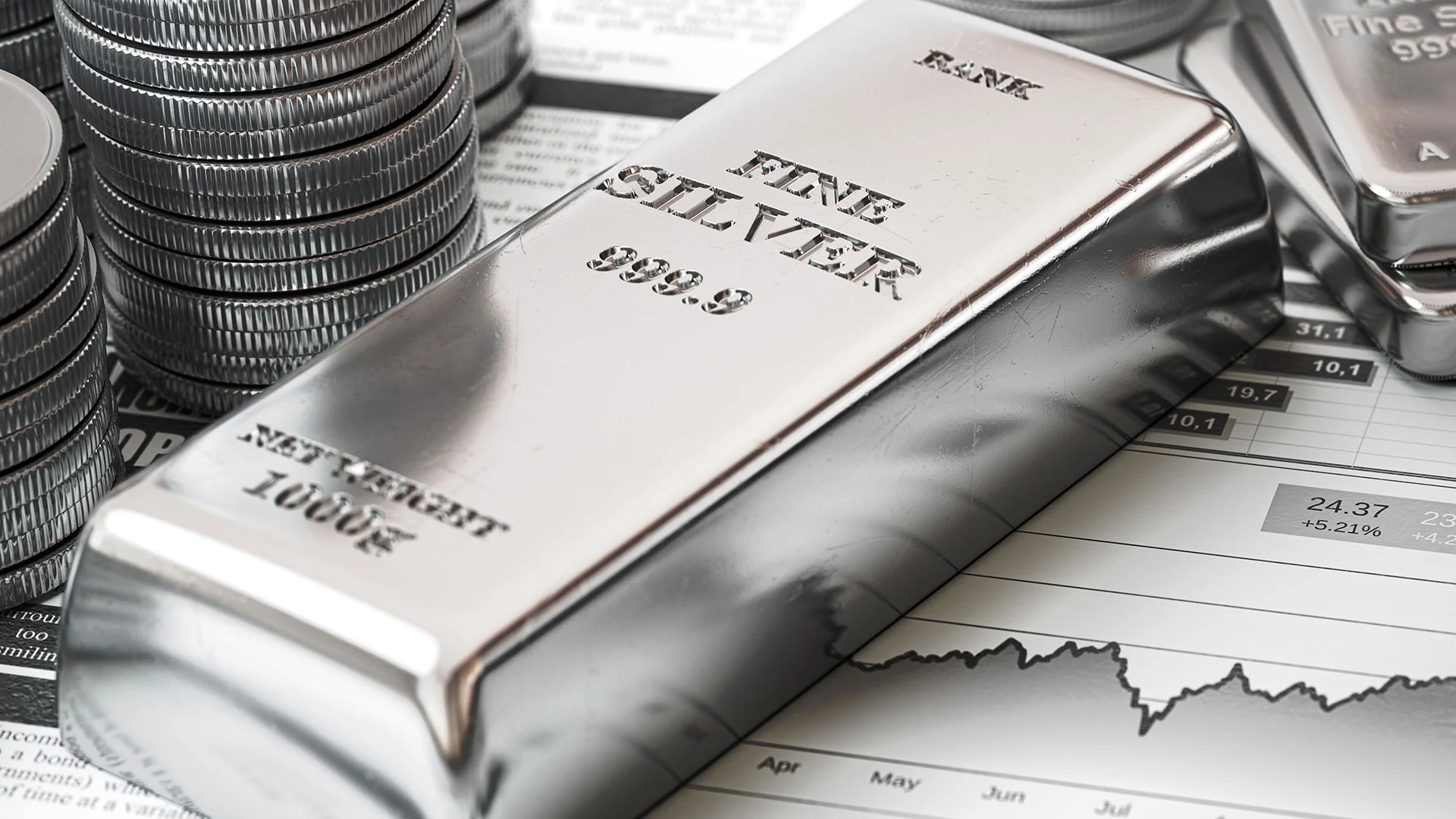 Silber im Visier der Banken – Reißt das auch Gold mit in die Tiefe? (Foto: Bet_Noire/iStockphoto)