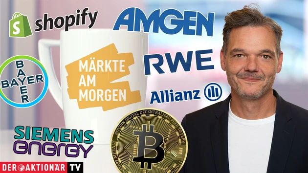 Märkte am Morgen: DAX vor US‑Inflationsdaten uneinheitlich; Bitcoin, Spotify, Shopify, Amgen, RWE, Siemens Energy, Allianz, Bayer im Fokus