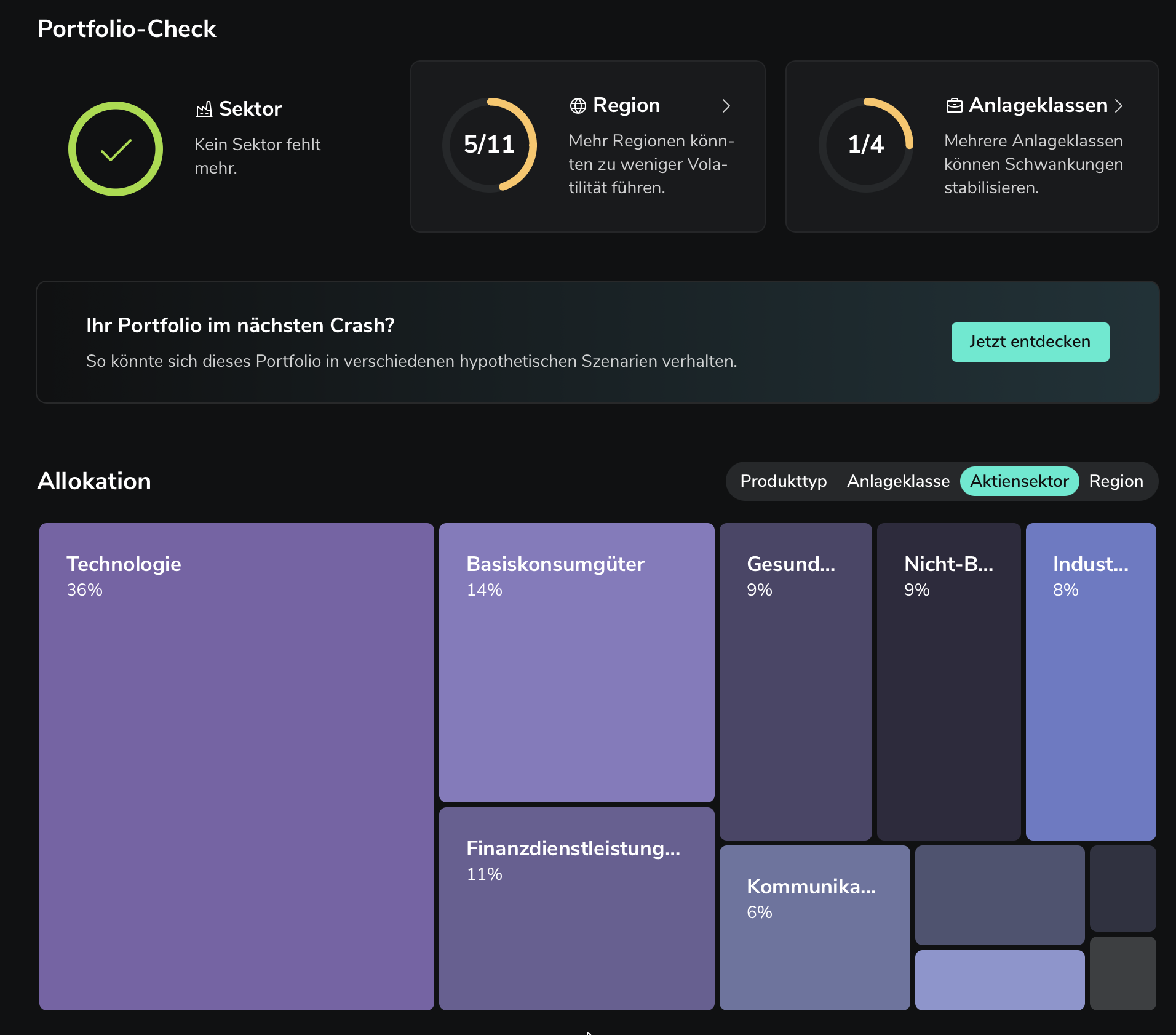 Scalable Insights – Portfolio-Analyse bei Scalable Capital