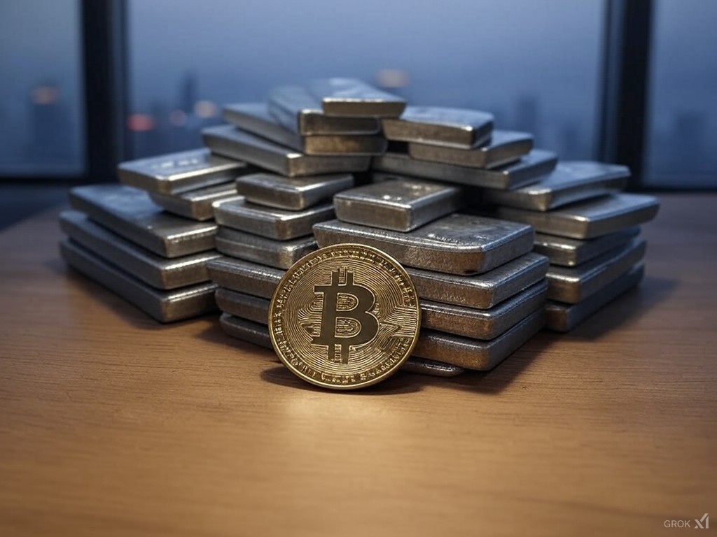 Unglaubliche Aussage: Bitcoin stirbt, aber Silber vor enormer Rallye? (Foto: Grok)